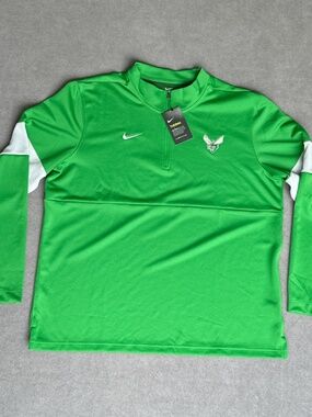 NWT Edina Hornets Nike Dri-fit Men's 1/4 Zip Pullover size XL performance MN